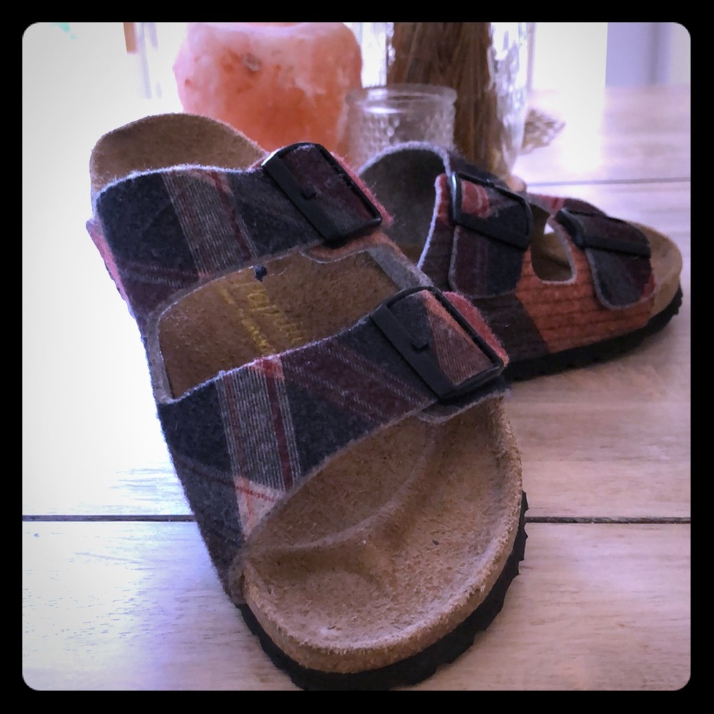 Birkenstock Papillio flannel sandals— so cute